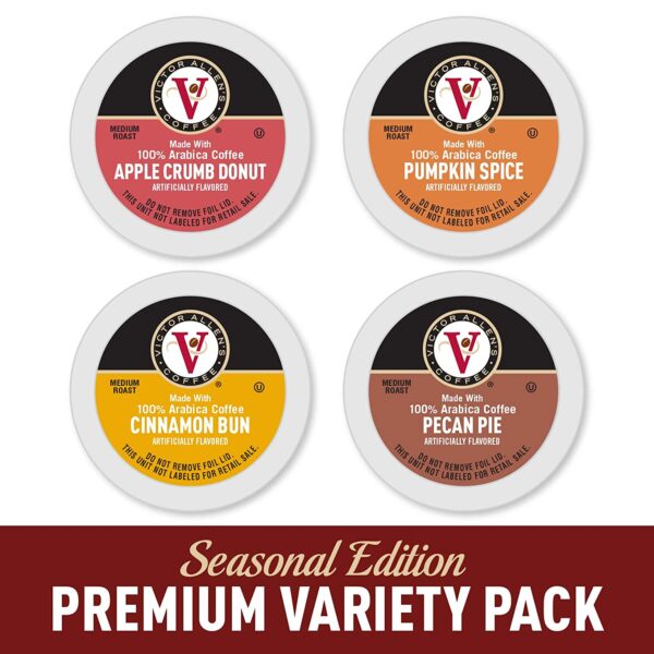 Victor Allen FG014855 for K-Cup Keurig 2.0 Brewers, Coffee Single Serve Coffee Pods, Autumn Favorites Variety Pack, 96 Count - Image 2