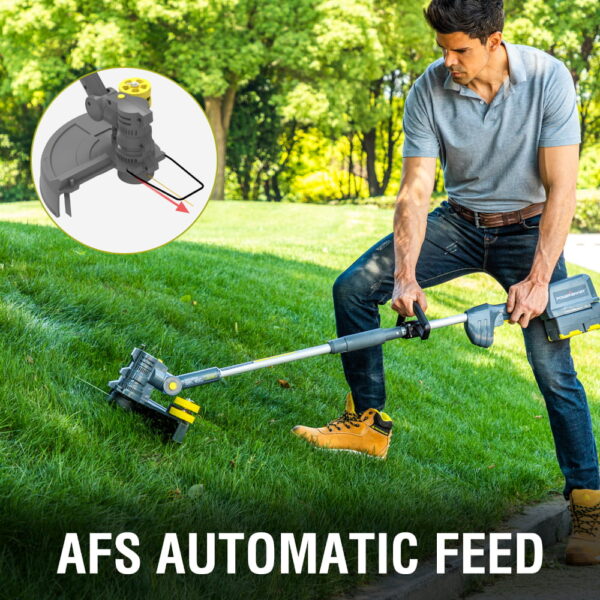 40V Cordless String Trimmer with 4.0 Ah Battery and Charger DB2603 - Image 6
