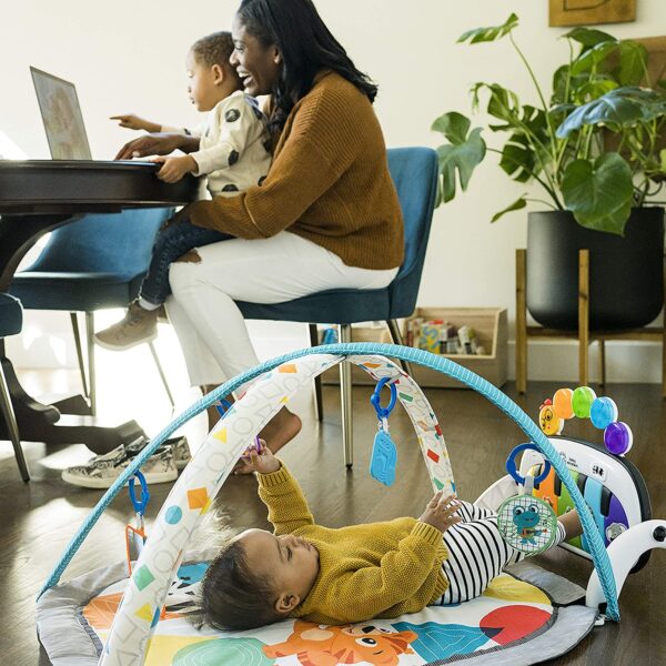 Baby Einstein 4-in-1 Kickin  Tunes Music and Language Play Gym and Piano Tummy Time Activity Mat - Image 3