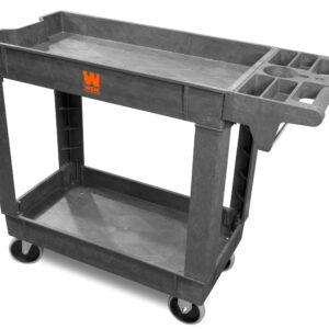 WEN Products 500   Pound Capacity 40 by 17   Inch Two   Shelf Service Utility Cart