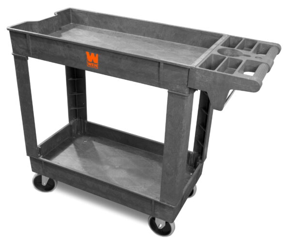 WEN Products 500   Pound Capacity 40 by 17   Inch Two   Shelf Service Utility Cart