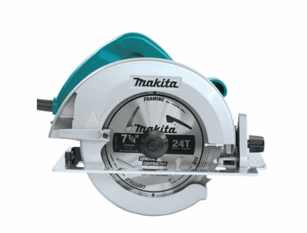 5007F 7-1/4 in. 15 Amp Corded Circular Saw with Dust Port 2 LED Lights 24T Carbide Blade - Image 4
