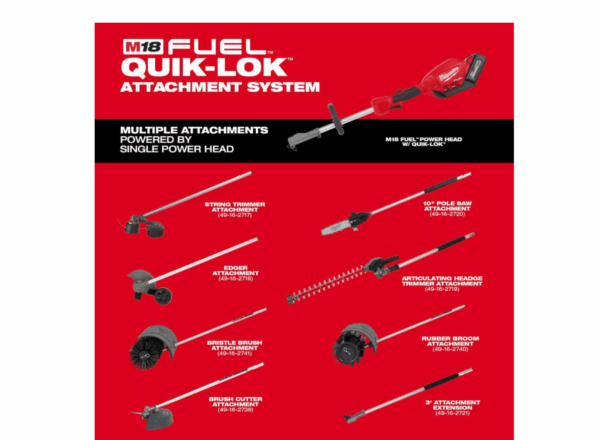 49-16-2741 M18 FUEL QUIK-LOK Bristle Brush Attachment - Image 4