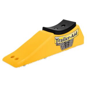Tandem Trailer Tire Changing Ramp with  5.5 Lift, Yellow