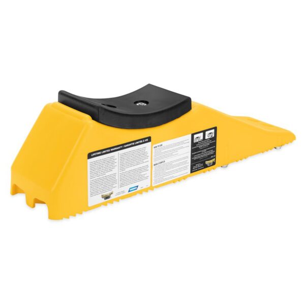 Tandem Trailer Tire Changing Ramp with  5.5 Lift, Yellow - Image 5