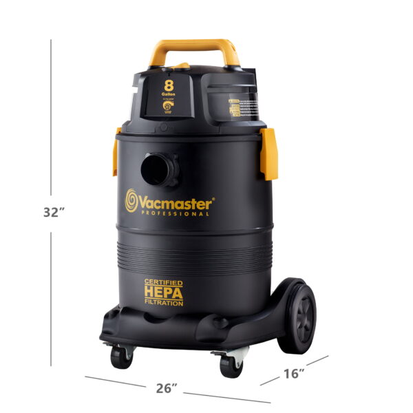 8 Gallon Certified HEPA Wet/Dry Vacuum, VK811PH - Image 14