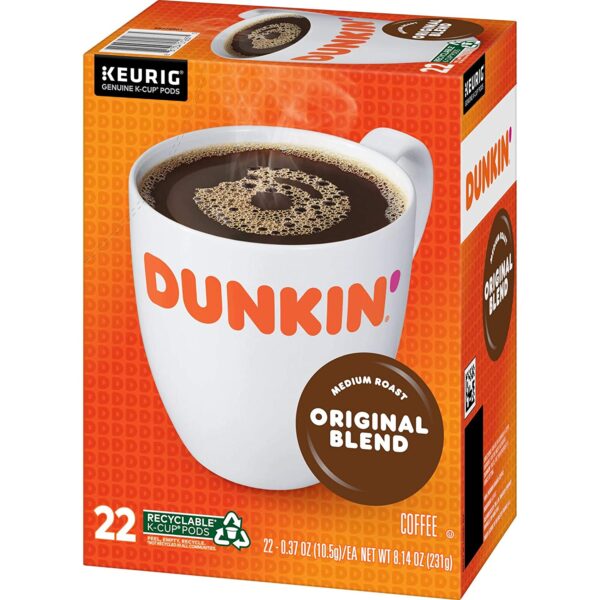 Dunkin  Original Blend Medium Roast Coffee, 88 Count K-Cup Pods - Image 5