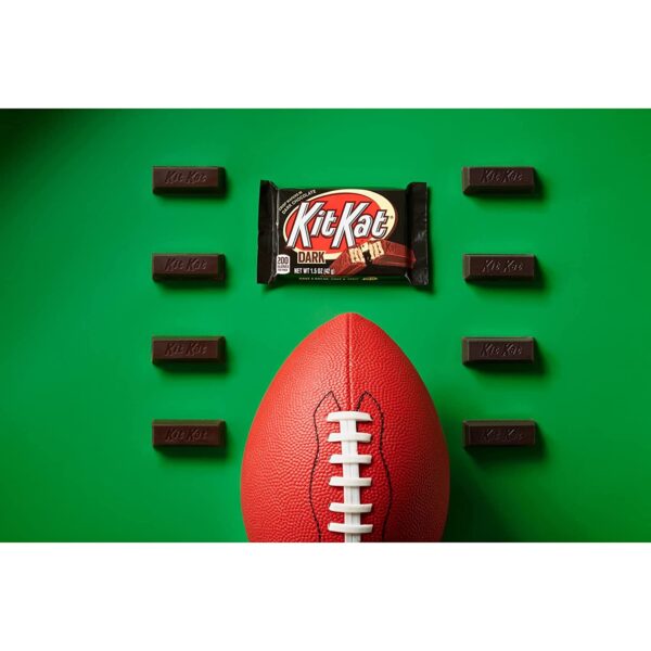 KIT KAT Dark Chocolate Wafer Candy Bars, Individually Wrapped, 1.5 oz Bulk Box (24 Count) - Image 4
