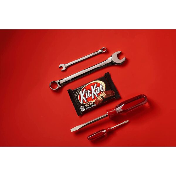 KIT KAT Dark Chocolate Wafer Candy Bars, Individually Wrapped, 1.5 oz Bulk Box (24 Count) - Image 5