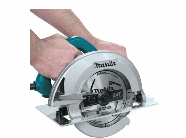 5007F 7-1/4 in. 15 Amp Corded Circular Saw with Dust Port 2 LED Lights 24T Carbide Blade - Image 6