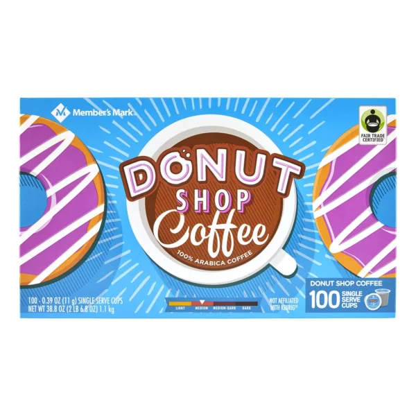 Member s Mark Donut Shop Coffee (100 Single-Serve Cups) - Image 2