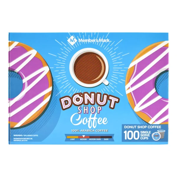 Member s Mark Donut Shop Coffee (100 Single-Serve Cups) - Image 6