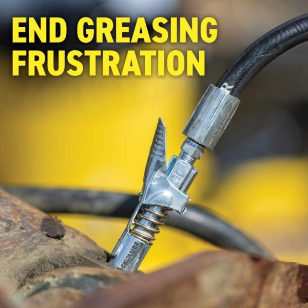 GC81011 Grease Gun Coupler locks onto Zerk fittings. Rated 10,000 PSI. Long-lasting rebuildable tool. - Image 7