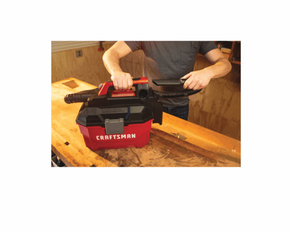 CMCV002B V20 20-Volt Max 2-Gallon Cordless Portable Wet/Dry Shop Vacuum (Battery Not Included) - Image 7