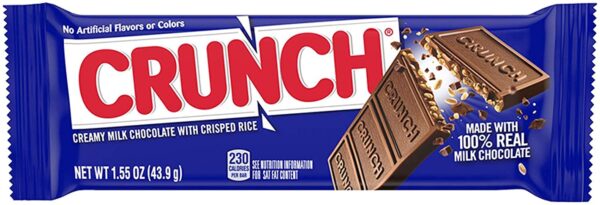 Crunch 100% Real Milk Chocolate Candy Bars, Full Size 1.55 oz (36 Count) - Image 3