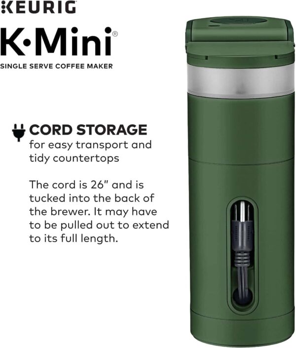 K-Mini Single Serve Coffee Maker, Evergreen - Image 5