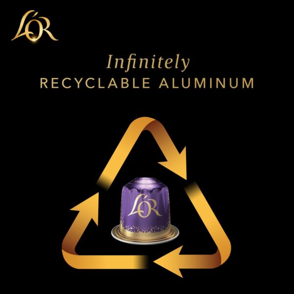 L OR Espresso Capsules, 100 Count Colombia, Single-Serve Aluminum Coffee Capsules Compatible with the L OR BARISTA System   Nespresso Original Machines - Image 6