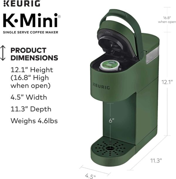 K-Mini Single Serve Coffee Maker, Evergreen - Image 4