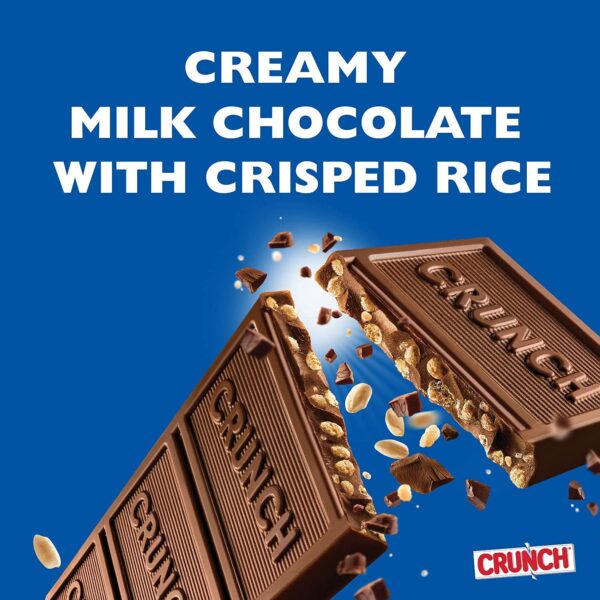 Crunch 100% Real Milk Chocolate Candy Bars, Full Size 1.55 oz (36 Count) - Image 4