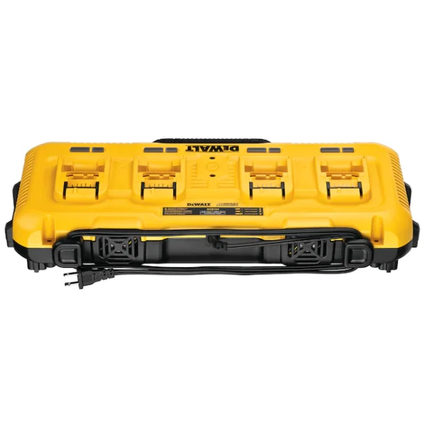 20V  Battery Chargers, 4-Port, Rapid Charge (DCB104) , Black - Image 8