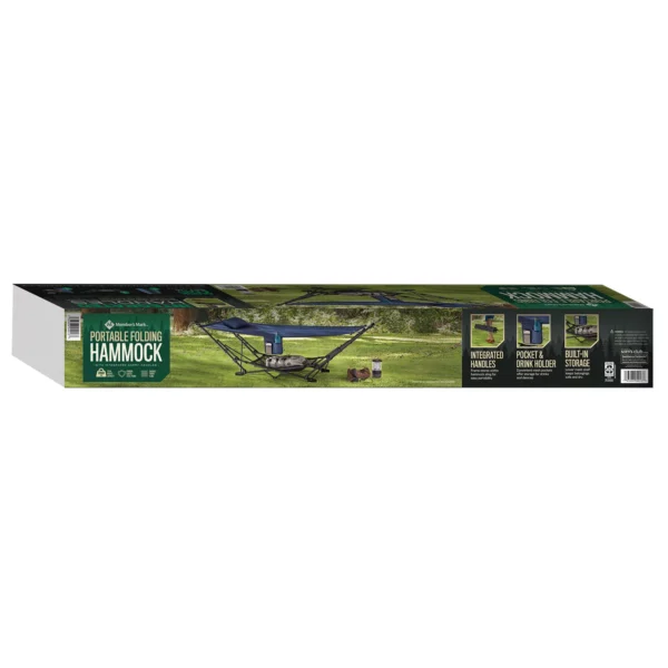 Member s Mark Portable Folding Hammock   Blue - Image 7