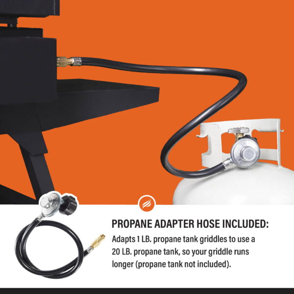 Blackstone Adventure Ready 22  Griddle with Stand and Adapter Hose - Image 9