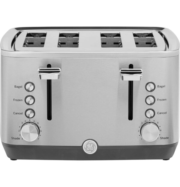 GE 4-Slice Stainless Steel 1500-Watt Toaster