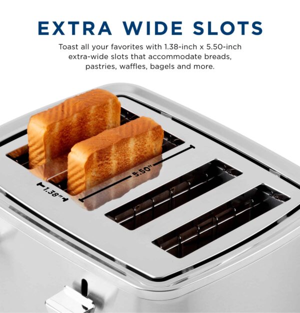 GE 4-Slice Stainless Steel 1500-Watt Toaster - Image 13