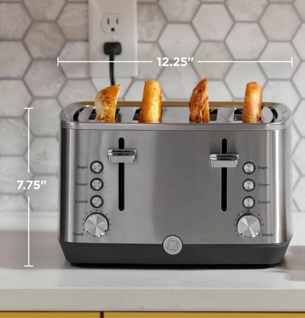 GE 4-Slice Stainless Steel 1500-Watt Toaster - Image 14