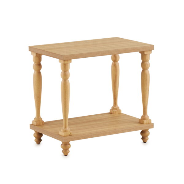 My Texas House Wood Side Table, Light Oak - Image 8