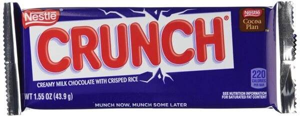 Crunch 100% Real Milk Chocolate Candy Bars, Full Size 1.55 oz (36 Count) - Image 10