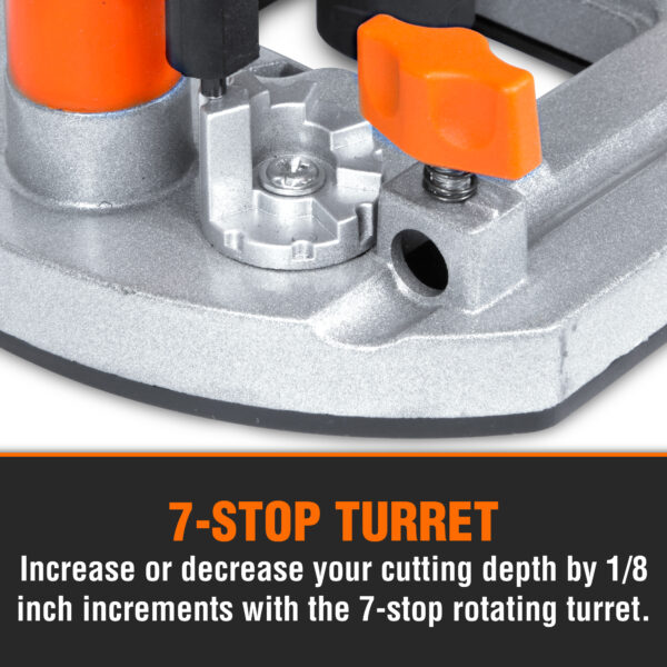 Products 15-Amp Variable Speed Plunge Woodworking Router with Case, RT6033 - Image 8