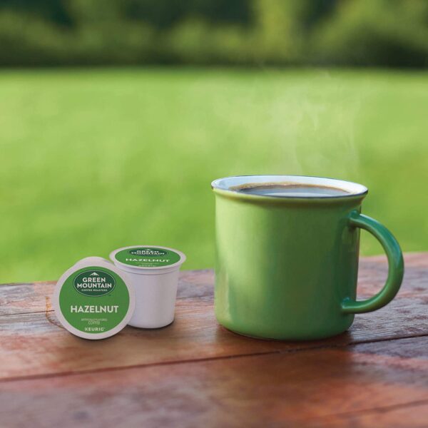 Green Mountain Coffee Roasters Hazelnut, Single-Serve Keurig K-Cup Pods, Flavored Light Roast Coffee, 96 Count - Image 8