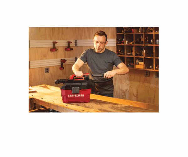 CMCV002B V20 20-Volt Max 2-Gallon Cordless Portable Wet/Dry Shop Vacuum (Battery Not Included) - Image 8
