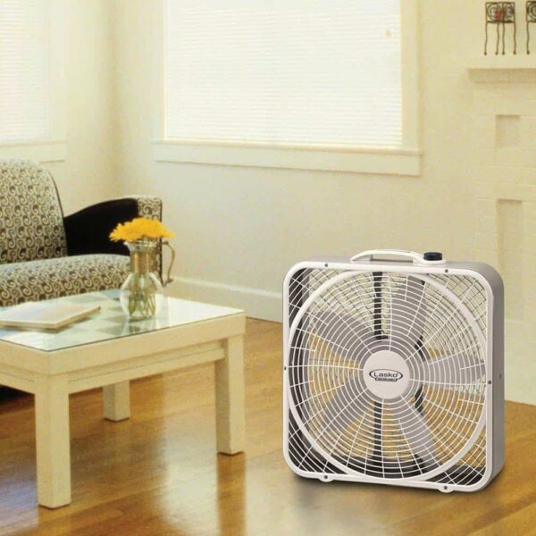 20?? Weather-Shield Performance Box Fan-Features Innovative Wind Ring System for Up to 30% More Air, 20 Inch, 3720 - Image 2