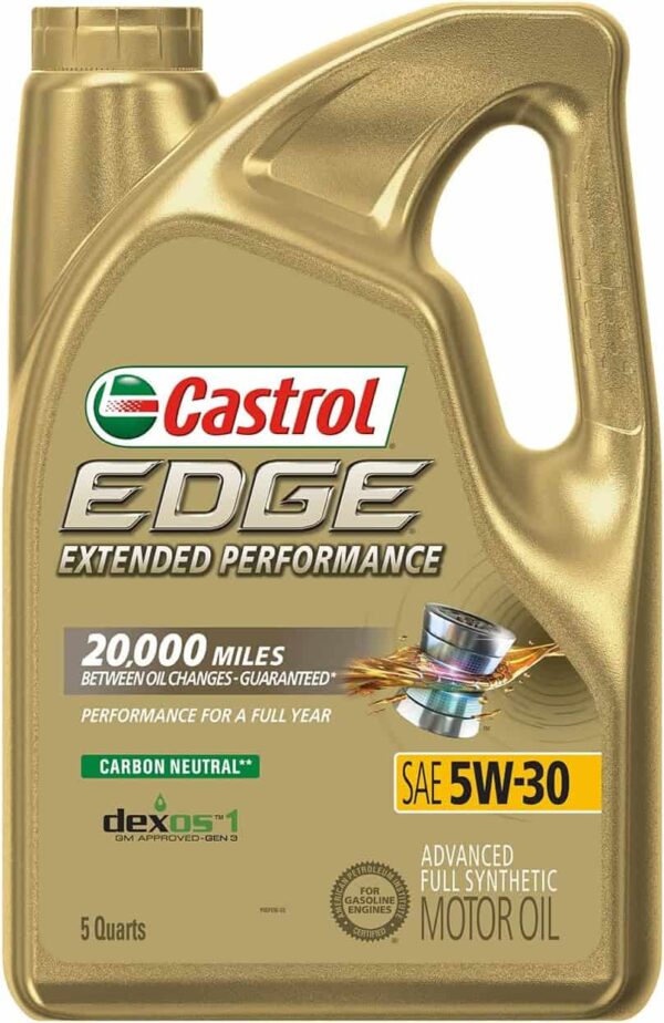Castrol Edge Extended Performance 5W-30 Advanced Full Synthetic Motor Oil, 5 Quarts, Pack of 3 - Image 10