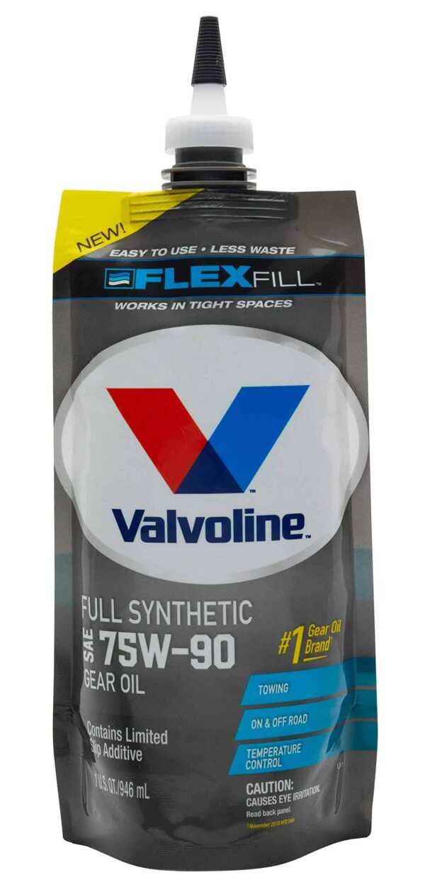 Valvoline Flexfill SAE 75W-90 Full Synthetic Gear Oil 1 QT, Case of 4 - Image 3