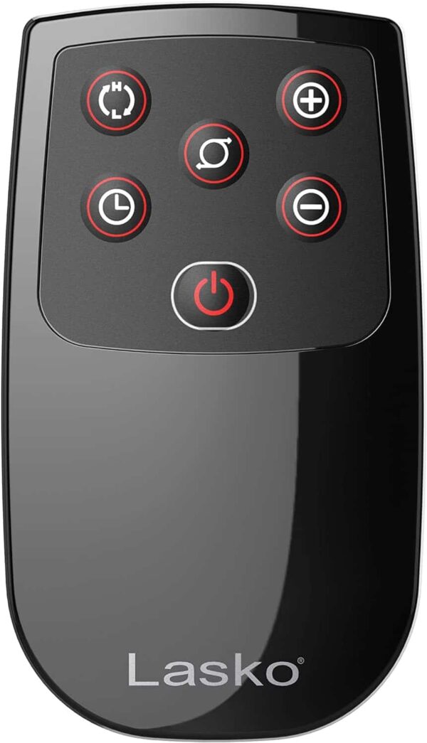 Designer Series Ceramic Space Heater-Features Oscillation, Remote, and Built-in Timer, Beige - Image 5