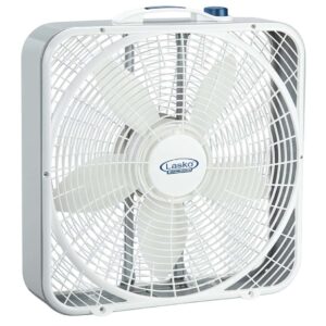 20?? Weather-Shield Performance Box Fan-Features Innovative Wind Ring System for Up to 30% More Air, 20 Inch, 3720
