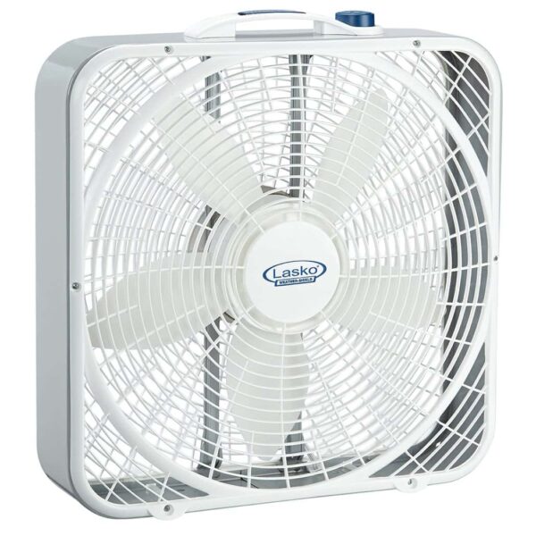20?? Weather-Shield Performance Box Fan-Features Innovative Wind Ring System for Up to 30% More Air, 20 Inch, 3720