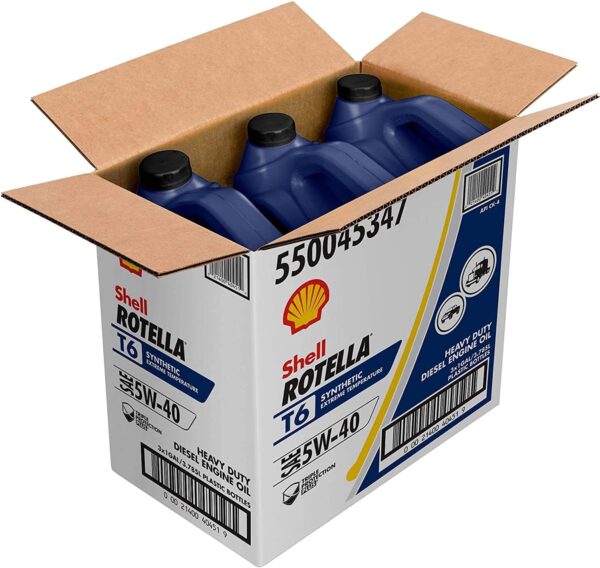 Shell Rotella T6 (3 1 Gal): Full Synthetic 5W-40 Diesel Oil, Bulk Value - Image 11