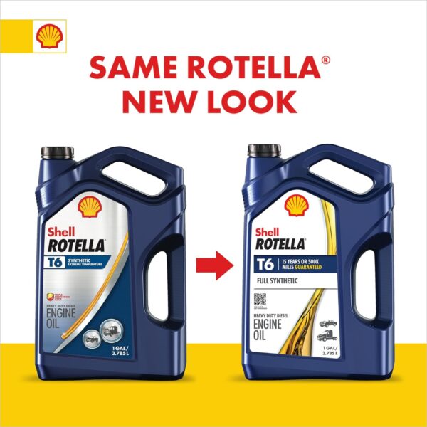 Shell Rotella T6 (3 1 Gal): Full Synthetic 5W-40 Diesel Oil, Bulk Value - Image 10