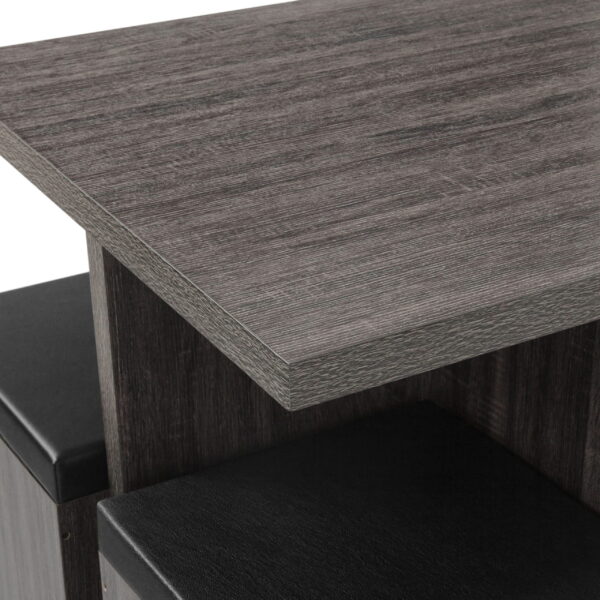 5-Piece Dining Set with Storage Ottoman - Image 6