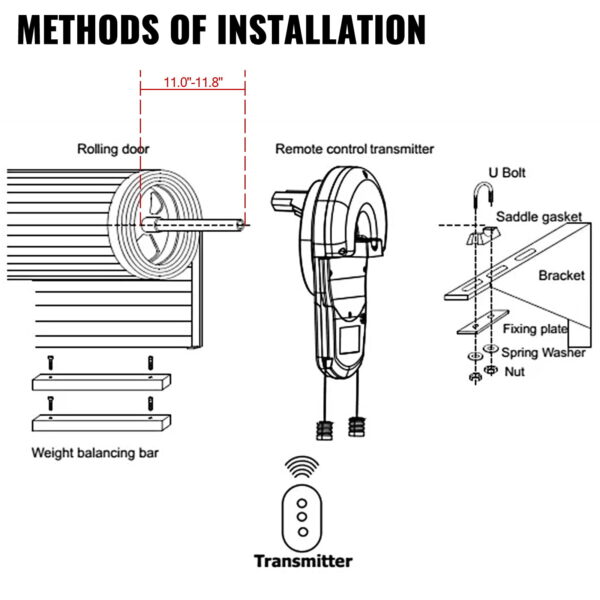 Auto Garage Roller Door Opener with 2 remote   2 yrs warranty CE certified - Image 6