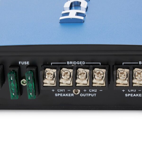 1000 Watt 4 Channel Exclusive Blue A/B Car Stereo Amplifier - Image 10