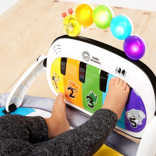 Baby Einstein 4-in-1 Kickin  Tunes Music and Language Play Gym and Piano Tummy Time Activity Mat - Image 7