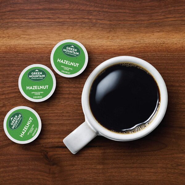 Green Mountain Coffee Roasters Hazelnut, Single-Serve Keurig K-Cup Pods, Flavored Light Roast Coffee, 96 Count - Image 9