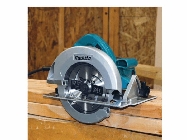 5007F 7-1/4 in. 15 Amp Corded Circular Saw with Dust Port 2 LED Lights 24T Carbide Blade - Image 9