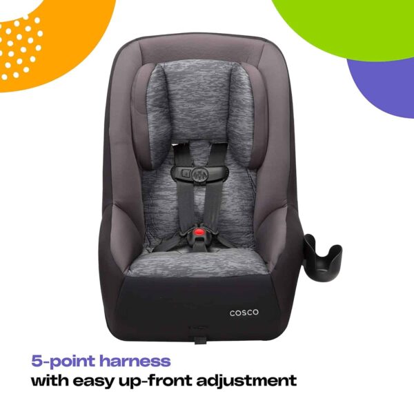 Fit 65 DX Convertible Car Seat (Heather Onyx Gray) - Image 4