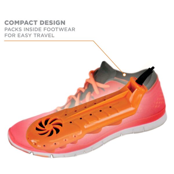DryGuy Travel Dry DX Boot Dryer and Shoe Dryer, Orange - Image 4